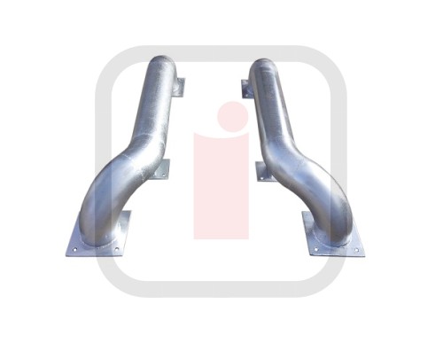 Naprowadzacze kół do przykręcenia - odgięte, ocynkowane