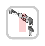 638140 - Miniaturowy włącznik na klucz do sterowania Hormann