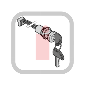 638140 - Miniaturowy włącznik na klucz do sterowania Hormann