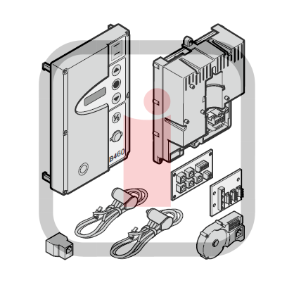 637147 - Zestaw do rozbudowy B 440 --> B 460 Hörmann (Hörmann Aufrüstsatz B 440 auf B 460)