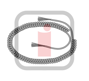 638182 - Kabel spiralny 5-żyłowy do bram rolowanych Hörmann