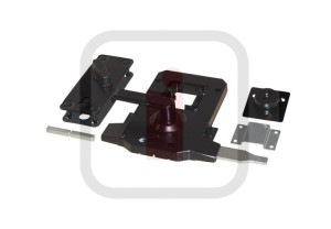 K055760 - Zamek SAFE podwójny bez wkładki prawy do bramy Crawford Assa Abloy