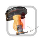 C1.0250 - Emergency chain opener set RC150-RC175-RC250-RC300 Rolflex Compact Door