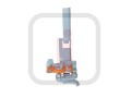 A4.0011P - Uchwyt dolny TOX, lakierowany proszkowo RAL 9006 do bram Compact Rolflex