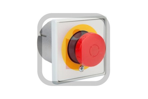 GEBA - RDT 1 N - awaryjny przycisk w metalowej obudowie do montażu podtynkowego (145.11N0.00)