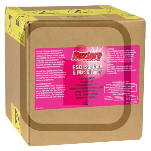 10448 – Bezalkoholowy środek do czyszczenia powierzchni i mat ESD Reztore®, 10 L, wkład DESCO