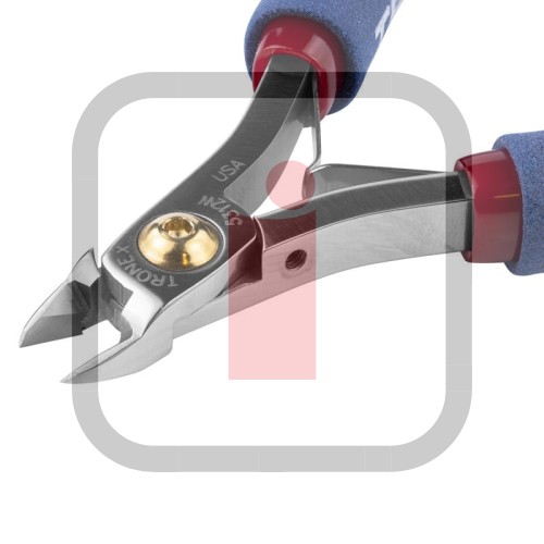 5312W – Precyzyjny obcinak miniaturowy OVAL FLUSH®, stal węglowa, ostrza z wolframu, ESD DESCO