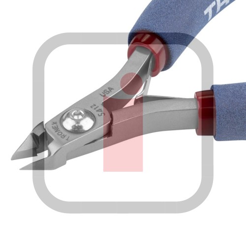 5412 - Precyzyjny obcinak miniaturowy TAPER FLUSH® uchwyt podwójnie osłonięty, głowica stożkowa, ESD DESCO