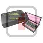 37051 – Pojemnik antystatyczny z karbowaną pianką różową 102 x 102 x 54 mm DESCO