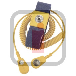 229988 – Elastyczna opaska ESD na nadgarstek z regulacją 2 M BLUE 10 mm / 10 mm żeńska DESCO