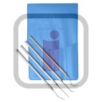 35630 – Zestaw sond z czterema narzędziami ze stali nierdzewnej z etui DESCO