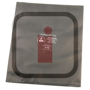 203531 – Torebki antystatyczne z polietylenu z dodatkiem węgla czarne 100 x 100 mm 100 szt. DESCO