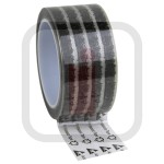 242273 – Taśma ESD WESCORP przezroczysta symbol ESD 48 mm x 65,8 m 76,2 mm CORE DESCO