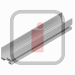 S002182 - Profil dolny ALU do bram Crawford Assa Abloy