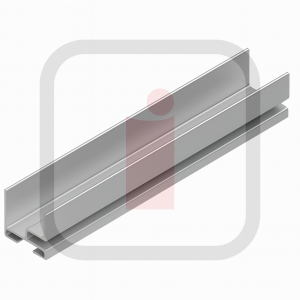 S002182 - Profil dolny ALU do bram Crawford Assa Abloy