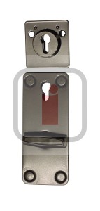 K060479 - Zamek pod wkładkę Euro podwójną, zestaw do bram Crawford