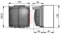 GEBA - Lampa sygnalizacyjna (905.SLSL.30) - wymiary